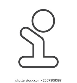 Info icon Logo symbol outline set