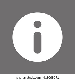 Info icon stock vector illustration