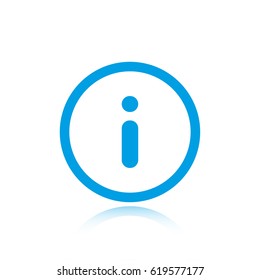 Info icon stock vector illustration