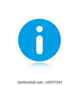 Info icon stock vector illustration