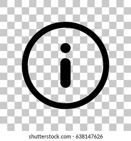 Info icon stock vector illustration