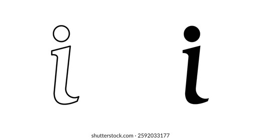 info icon symbol collection on white background.