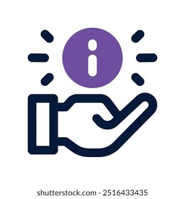 Icono de Vector de doble tono para su Sitio web, móvil, presentación y diseño de logotipo.