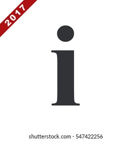 Info Icon Vector flat design style