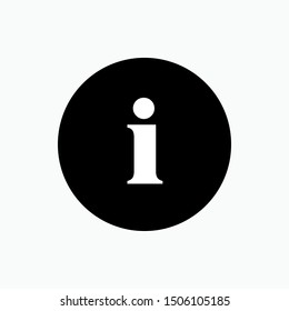 Info Icon - Vector, Sign and Symbol for Design, Presentation, Website or Apps Elements