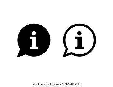 info icon vector, info sign and symbol vector Design