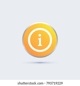 info icon. web sign