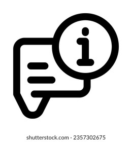 icono de información para tu sitio web, móvil, presentación y diseño de logotipo.