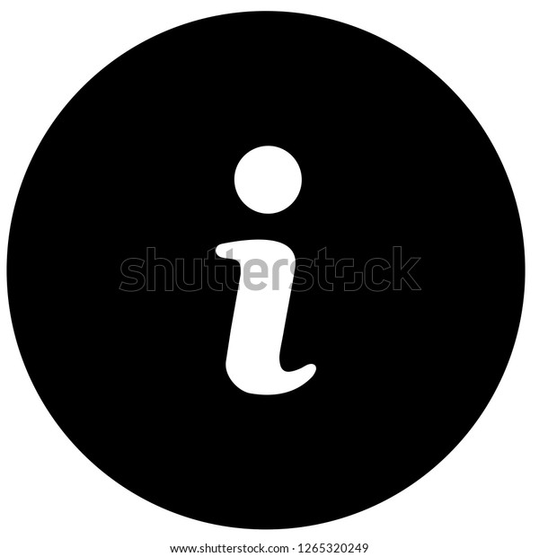 Info Information Help Tooltip Icon Vector Stock Vector Royalty Free 1265320249 3959