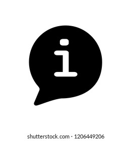 Info, Information Icon.  Help Desk, FAQ Symbol. Applied as Trendy Symbol for Info Graphic, Design Elements, Websites, Presentation and Application - Vector.