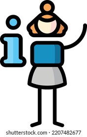 info isolated design element stock illustration. Vector on a white background