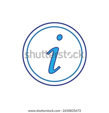 Info isolated icon, info round linear icon, more info circle outline vector icon with editable stroke.