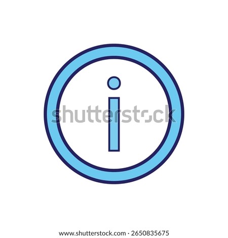Info isolated icon, info round linear icon, more info circle outline vector icon with editable stroke.