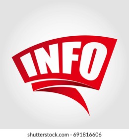Info label banner