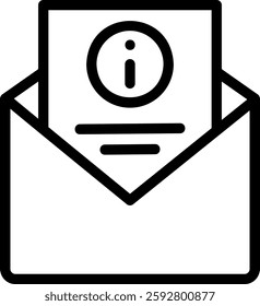 info line icon illustration vector