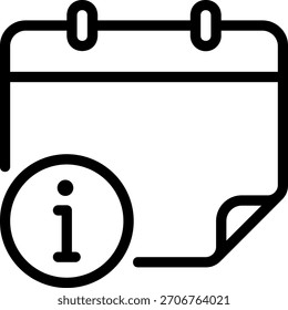 info line icon illustration vector