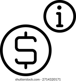 info line icon illustration vector