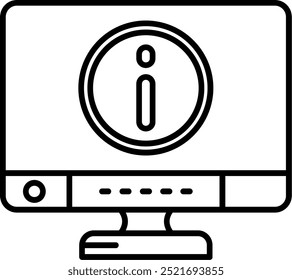 Info Line, Vektorsymbol-Design