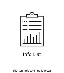 Info List Vector Line Icon Stock Vector (Royalty Free) 596266226 ...