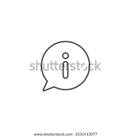Info mark icon symbol vector illustration