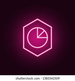 info neon icon. Elements of online and web set. Simple icon for websites, web design, mobile app, info graphics