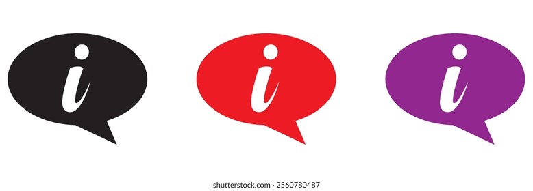 Info Point Icon Black  Information Illustration Point Symbol Help Logo Hint Sign Isolated 
 Variations