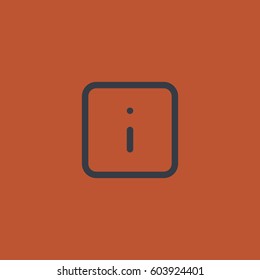 Info sign icon