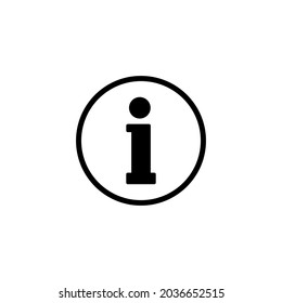 Icono de signo de información. sobre nosotros firmar y símbolo. Icono de Faq
