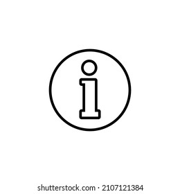 Info sign icon. about us sign and symbol. Faq icon
