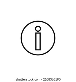 Icono de signo de información. sobre nosotros firmar y símbolo. Icono de Faq