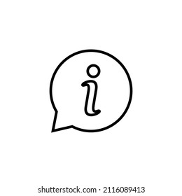 Info sign icon. about us sign and symbol. Faq icon