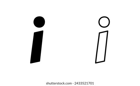 Conjunto de iconos de información. sobre nosotros vector de iconos. Icono de Preguntas frecuentes