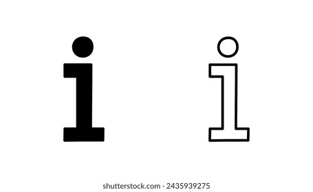 Conjunto de iconos de información. sobre nosotros vector de iconos. Icono de Preguntas frecuentes