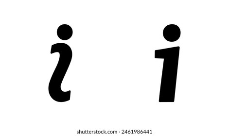 Conjunto de iconos de información. sobre nosotros Vector de iconos. Icono de Preguntas frecuentes
