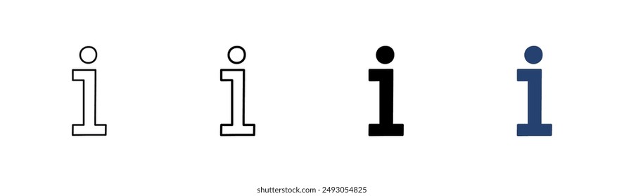 Conjunto de iconos de información. sobre nosotros Vector de iconos. Icono de Preguntas frecuentes