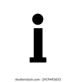 Vector de icono de signo de información. acerca de nosotros, vector de iconos. Icono de Faq