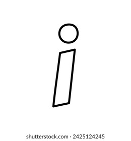 Info sign icon vector. about us icon vector. Faq icon
