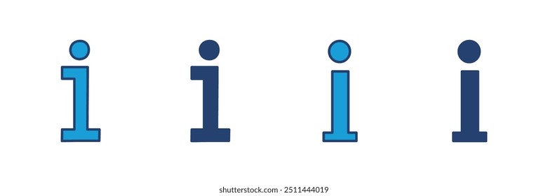 Info sign icon vector. about us icon vector. Faq icon