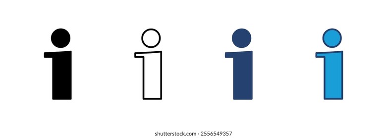 Info sign icon vector. about us icon vector. Faq icon