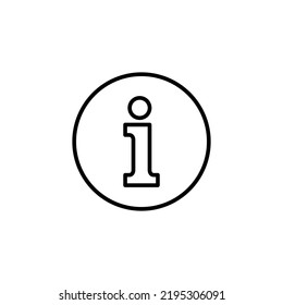 Icono de signo de información para la aplicación web y móvil. sobre nosotros firmar y símbolo. Icono de Faq