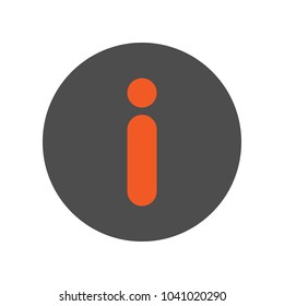 Info sign. Vector icon.