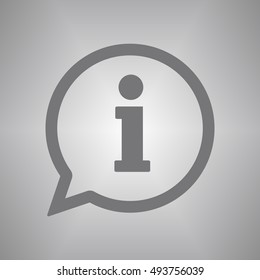  Info speech bubble symbol icon,vector.