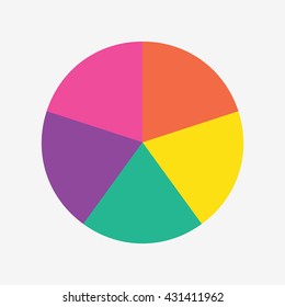 Pie Chart Diagram Multiple Angles Angles Stock Vector (Royalty Free ...