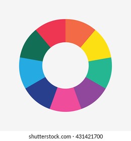 info template pie charts with 9 steps, info template vector, pie charts vector