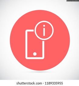 info vector icon eps10