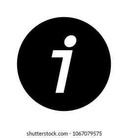 Info Vector Icon Illustration For Web And Mobile App Isolated On White Backround.Ui/Ux