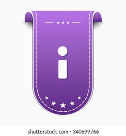 Info Violet Vector Icon Design
