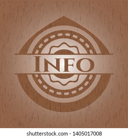 Info wood signboards. Vector Illustration.