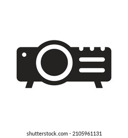 infocus ilustración de icono del proyector, oficina, presentación, electrónica, tecnología. Iconos sólidos, glifos son perfectos para logos, sitios web, negocios, aplicaciones, aplicaciones y más.