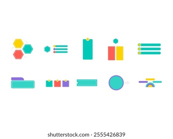Infoghrapic Icon Design Element Set 